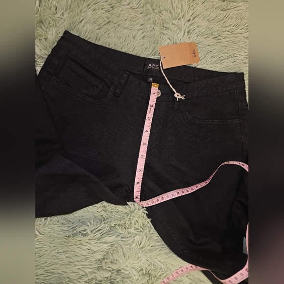 A.P.C Jean Moulant Noir Black Skinny Jeans  Size 28 NWT - Picture 11 of 13